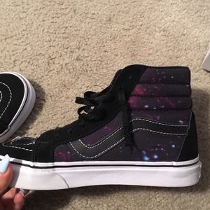 High top galaxy vans 🌌